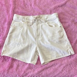 Madewell Women's Cream Jean Shorts